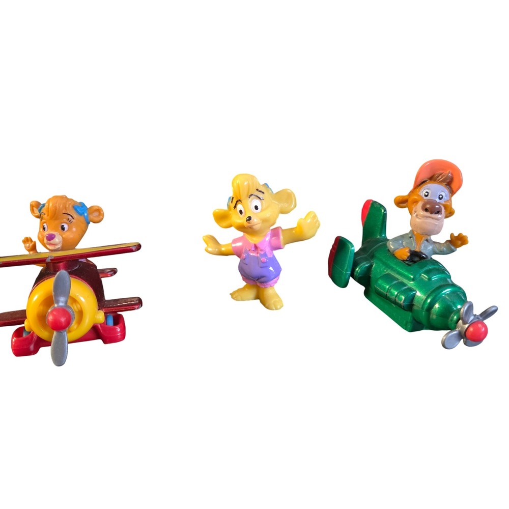 Disney Tail Spin Animated Series Molly and Wildcat Figures‎ Lot Set Vintage Toy
